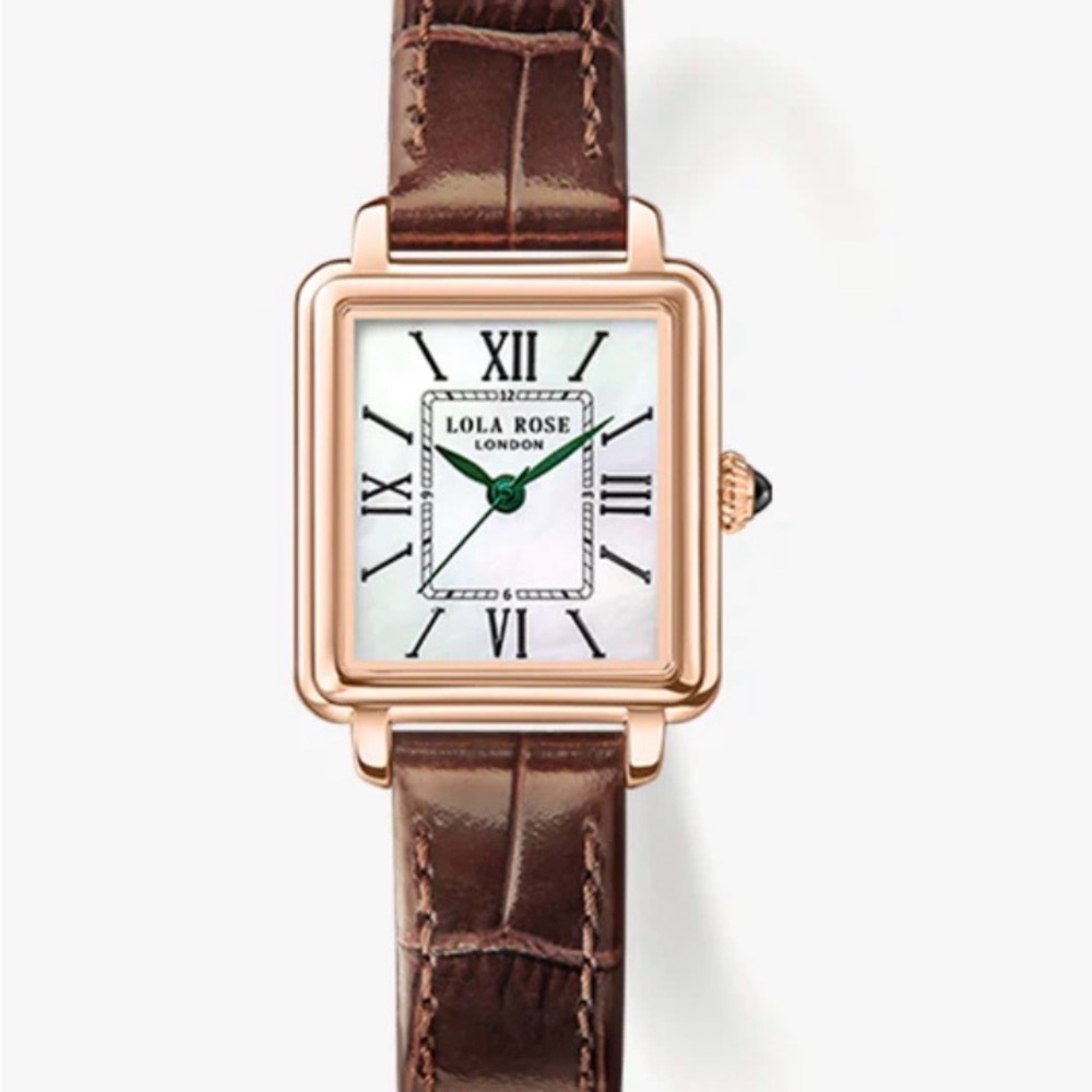 Lola Rose New Cube Mother of Pearl Watch.